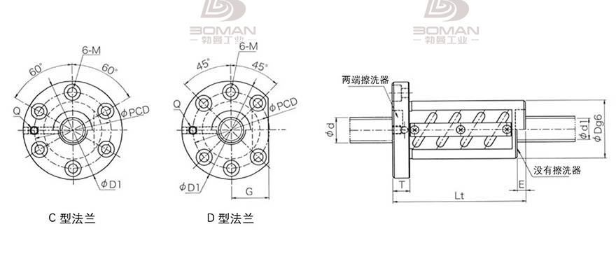KURODA GR3210DT-DALR 黑田精工丝杆怎么安装图解