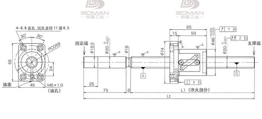 KURODA GG2010DS-BALR-0605A 黑田精工丝杆价格